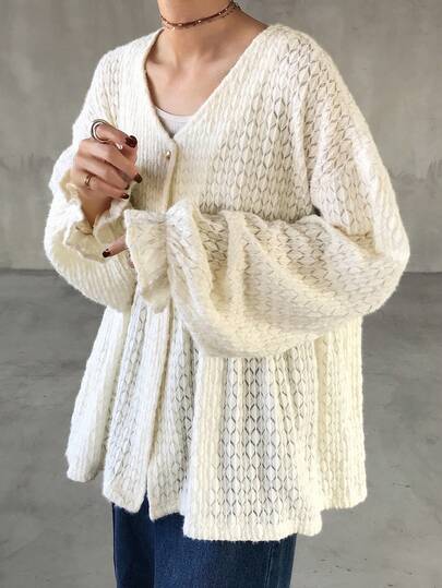 FRIFUL Women's Solid Color Textured Fabric Waist Splice Pleated Cuff Loose Casual Versatile Spring Blouse