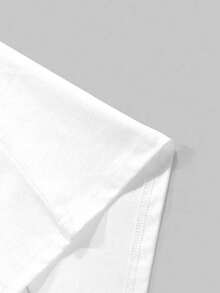 EMERY ROSE 女士卡通狗印花休闲宽松圆领短袖T恤 - 白色 - 查看 5