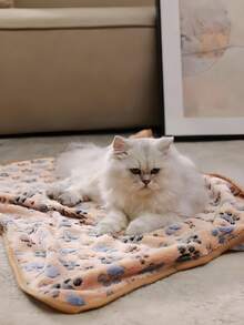 3件套超柔软珊瑚绒和法兰绒宠物毯，温暖舒适的宠物床罩，适用于猫狗，四季通用双面垫，沙发保护垫，可水洗宠物安抚垫，适合大、中、小型宠物，是宠物主人的理想礼物 - 彩色 - 查看 4