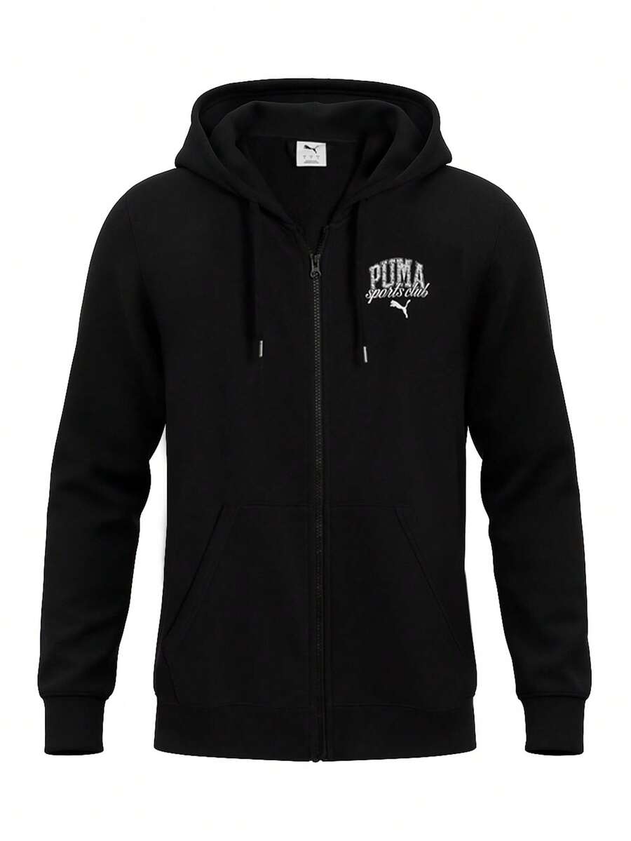 Puma Class Relaxed Women Full Zip Hoodie Black - Black - View 1