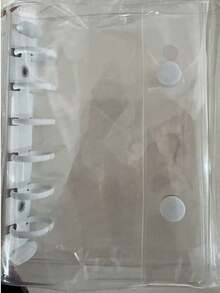 A7 Transparent Portable File Folder With Double Snap Design, Can Store Beautiful Photos, Can Be Used As Photo Album, Money Saving, Stationery, Notebook, Sticker Book, Office Supplies, School Supplies, Back To School - Multicolor - View 22