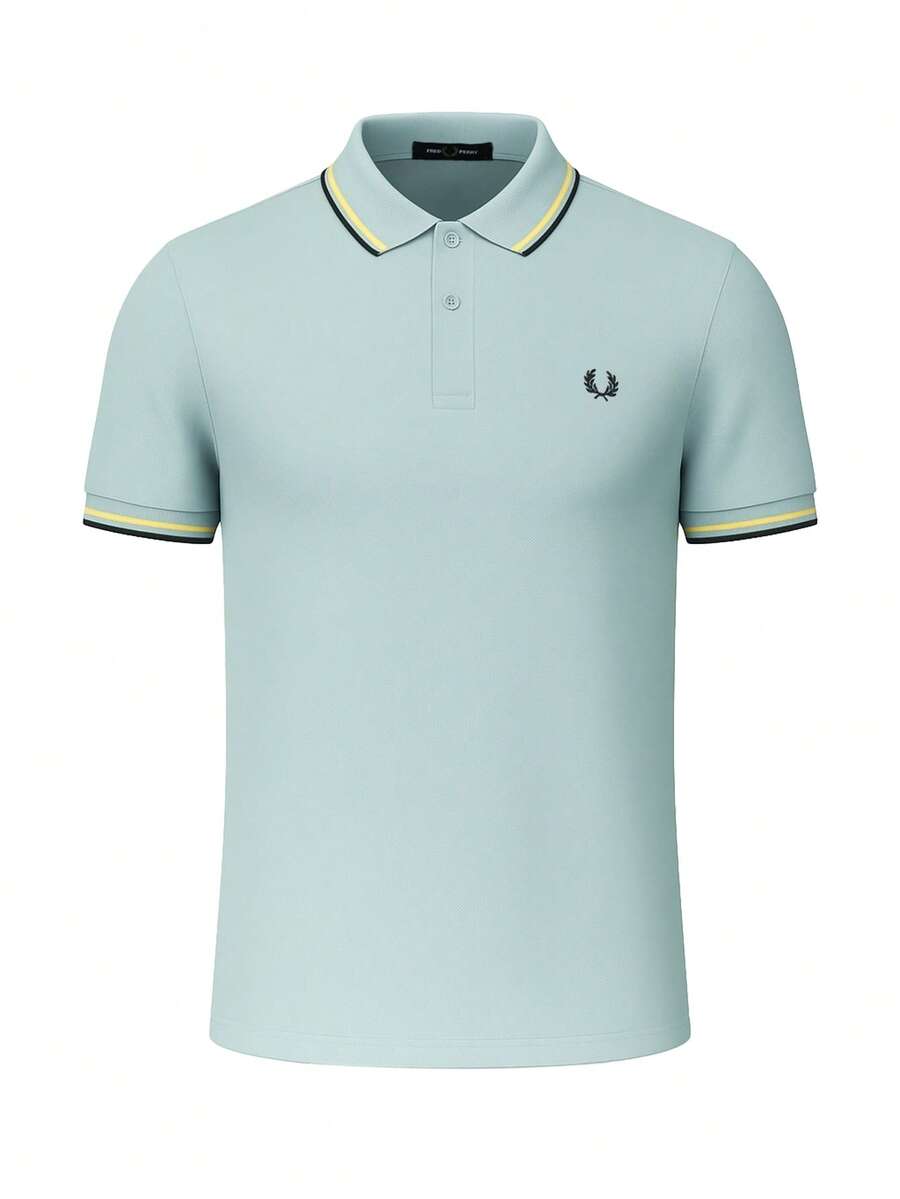 Fred Perry Men's Polo T-Shirt Blue - Blue - View 1