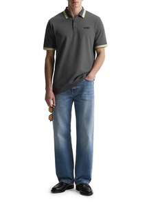 Hugo Boss Paddy Men's Polo Shirt Grey - Black - View 3