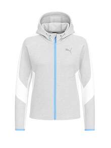 Puma Evostripe Women Full Zip Hoodie Black - Grey - View 1