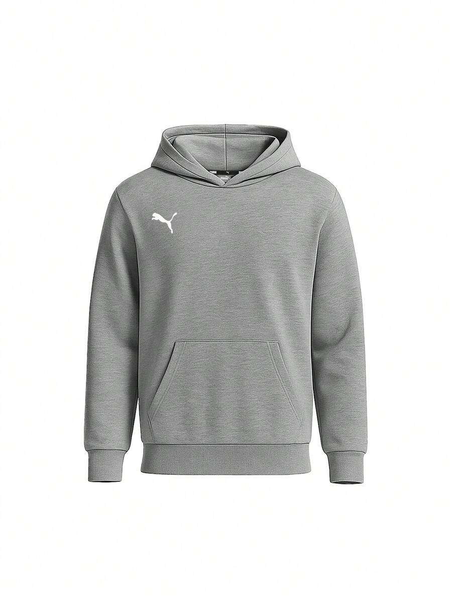 Puma Teamgoal Boys Soccer Hoodie Grey - Grey - View 1