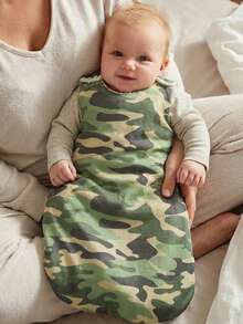 Cozy Pixies 1-Piece Camouflage Printed Baby Autumn And Winter Sleeping Bag Is Soft And Comfortable, Can Be Worn On Both Sides, Suitable For Newborns - Multicolor - View 7