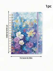 2026 Weekly & Monthly Planner, Jan 2026 - Dec 2026, Large 8.5" X 6.1" Spiral Bound Calendar, 70Sheets/140 Pages Thick Paper, Elastic Strap, Inner Pocket, Monthly Tabs, Dual Coil Binding, Durable Hardcover Notebook For Scheduling, Goal Setting, Notes, Academic & Office Organization, Floral & Animal Cover Designs - A5 - View 4