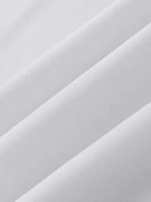 Manfinity Dauomo 男士休闲耶稣印花长袖套头卫衣 - 白色 - 查看 5