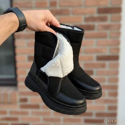 Bota termica con borrega interna para climas frios super comoda