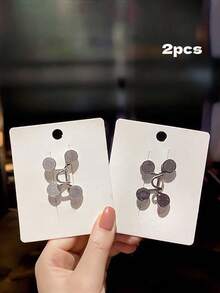 2pcs Adjustable Invisible Belt Set For Women - Instant Buckle Waist Cincher With Sparkle Decor, Suitable For Jeans And Casual Pants - Accessory - Multicolor - View 2