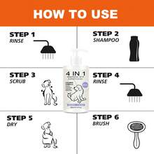 4-In-1 Lavender & Chamomile Pet Shampoo & Conditioner - Deeply Cleanses And Nourishes, Detangles And Moisturizes, Suitable For All Pet Coat Types. - 300ml - View 6