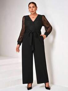 Chikora Bộ đồ liền thân tối giản thời trang cỡ lớn, phù hợp làm trang phục công sở, trang phục hàng ngày, trang phục dự tiệc, đêm hẹn hò, dịp trang trọng - màu đen - Xem 8