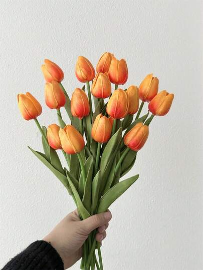 3 Adet Lale Yapay Çiçek, Oturma Odası ve Yatak Odası İçin Ev Dekorasyonları, Sevgililer Günü, Doğum Günü Hediyeleri, Mezuniyet Hediyeleri