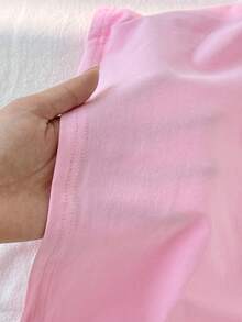 Tseoso 3 件套休闲纯色短款吊带背心，适合女士外出的修身夏季服装，黑色、白色、粉色，95% 纯棉，复古、可爱的夏季上衣，柔软女孩，夏季外出单品，居家、返校、秋季女装，百搭，俱乐部、派对 - 彩色 - 查看 6