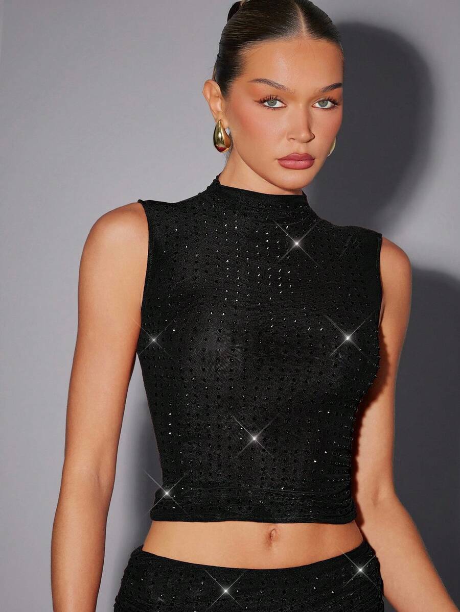 Top Disco Negro