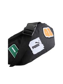 Puma Phase Patch Unisex Bum Bag Black 2.2 L - Black - View 4