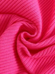 Cozy Pixies 2pcs Baby Girl Floral Print Soft Knit Sleeveless Crew Neck Vest Set - Multicolor - View 8