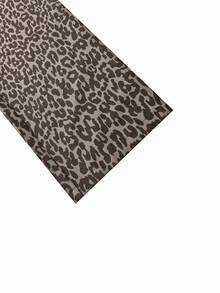 Manfinity Hypemode Men's Wide Leg Pants, Suitable For All Seasons, Loose Straight Leg Casual Trousers, Leopard Print, Fashion Matching, Personalized , Multi-Occasion, Work & Life, Great Gift For Boyfriend