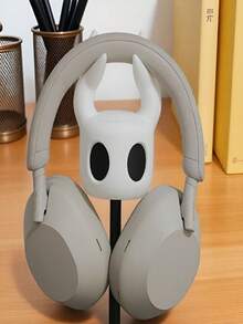 Hollow Knight Ergonomic Headphone Stand For Gaming And Office Use - Aluminum Desktop Organizer, Space-Saving Design, Multi-Functional Durable Headset Mount - Multicolor - View 11