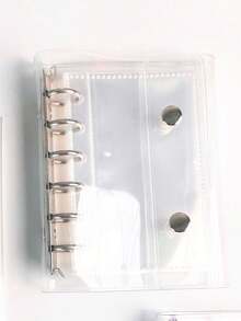 A7 Transparent Portable File Folder With Double Snap Design, Can Store Beautiful Photos, Can Be Used As Photo Album, Money Saving, Stationery, Notebook, Sticker Book, Office Supplies, School Supplies, Back To School - Multicolor - View 20