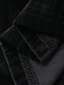 FRIFUL Canotta casual da donna con colore unito e cinturino regolabile - nero - Visualizzare 7
