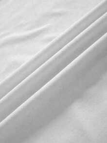 Glimmora 女士休闲标语和赛车印花圆领短袖T恤 - 白色 - 查看 3