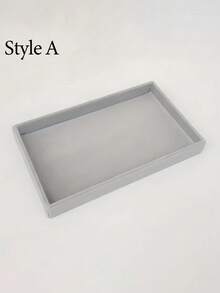 Khay trưng bày trang sức nhung 6 trong 1, hộp đựng trang sức lớn có nhiều ngăn riêng biệt, giá đỡ nhiều ngăn đựng khuyên tai, nhẫn, dây chuyền, vòng tay, khay ngăn kéo xếp chồng lên nhau dành cho nữ, ý tưởng quà tặng, lưu trữ khi đi du lịch, phong cách tối giản - Xám - Xem 6