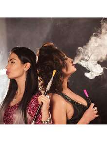 100个一次性水烟嘴，独立包装，混色，适用于大多数水烟嘴柄，塑料材质，无毛刺，礼盒包装 - 均碼 - 查看 4