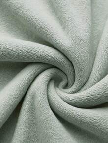 GlowEve CURVE 大码女式高领长袖休闲抓绒T恤，秋冬款 - 淺灰色 - 查看 3