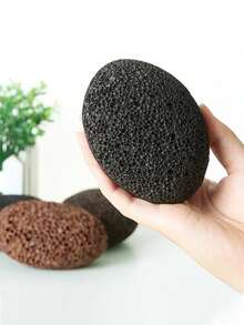 1块天然火山浮石，椭圆形磨脚石，用于去除脚后跟干裂和老茧的死皮。 - 磨腳石 - 查看 2