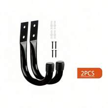 2pcs Bicycle Iron Hook Needs To Be Perforated With Screws, Which Is Suitable For Outdoor Installation In The Firewood Room