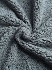 灰色防水宠物毯，绒面法兰绒材质，防滑底，舒适笼垫，床垫，可水洗，保暖舒适，室内适用 - 灰色 - 查看 7