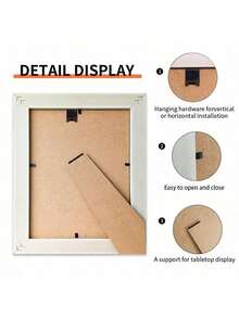 1个欧式精致艺术画廊相框,包含粉色、灰绿色、木纹色、青色、棕色边框,可展示3.5x5英寸、4x6英寸、5x7英寸、6x8英寸、8x10英寸的照片,可横向或纵向放置,悬挂于墙面或摆放在桌面,可用作装饰画,适合书房、客厅和办公桌摆放。 - 彩色 - 查看 7