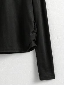 Teen Girls' 3-Piece Set: Long Sleeve Sweatshirts With Bow Prints And V-Neck Design - Casual Daily Outfits, Perfect For School, Playdates, Family Outings Or Daily Errands, Spring Autumn Fashion - Multicolor - View 3