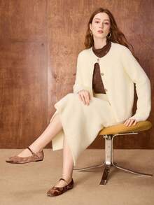 MOTF BAILARINAS CON BORDADO FLORAL PARA MUJER - Marrón - Ver 4