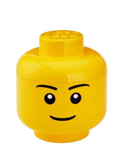 LEGO Other® Mini Storage Head Boy – Bright Yellow Kids Ages 4 Years+ 5711938033521
