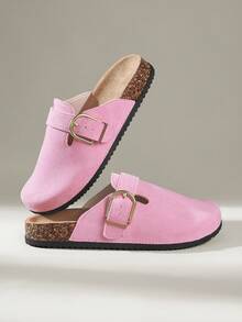 Solecia 女士时尚办公舒适户外休闲勃肯鞋 - 粉色 - 查看 3