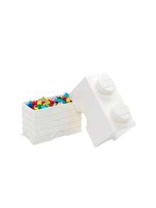 LEGO آخر® طوبة تخزين ذات قطعتين بيضاء سعة 2.6 لتر للأطفال من عمر 6 سنوات فما فوق 5706773400256 - متعدد الألوان - مشاهدة 2