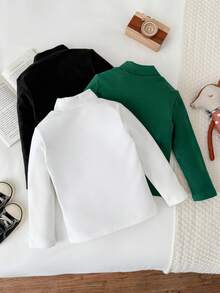 Blossori 3件套男童法式优雅内衣套装 - 彩色 - 查看 2