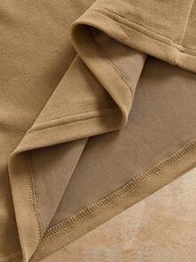 Manfinity NXTstreet Áo thun nam tay dài đơn sắc tối giản thoải mái khi đi làm - Nhiều màu - Xem 9