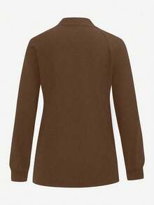 TaskEZ Plain Color Raglan Sleeve Zipper Front Pocket Scrub Uniform Jacket Brown Jacket Scrub Jacket Women S Jacket Fleece Jacket Women Cover Up Jacket