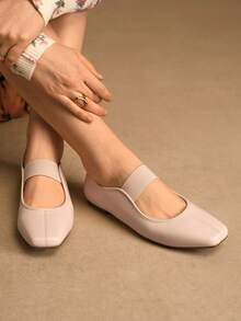 Rosivie 女士休闲百搭简约通勤平底鞋