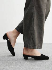 CUCCOO BIZCHIC Women's Elegant Commuting Simple Versatile Pumps For Christmas - Black - View 4