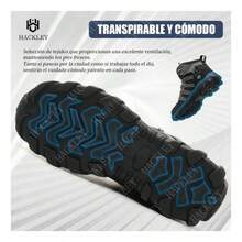 SEGURITO Botas damas trabajo, botas tacticas, impermeables, puntera de acero, planta de Kevlar, suela antideslizante, forro microfibra transpirable, elegante y resistente, ofrece una sensación cómoda al pisar. Adecuado para trabajadores de la construcción, personal de logística, carpinteros, senderismo, actividades al aire libre, trabajo y diversos deportes al aire libre. - Negro - Ver 10