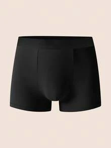 Manfinity Underwear&Sleepwear Basics 7pcs/Pack Men's Solid Color Comfortable Fitted Boxer Briefs - Multicolor - View 3