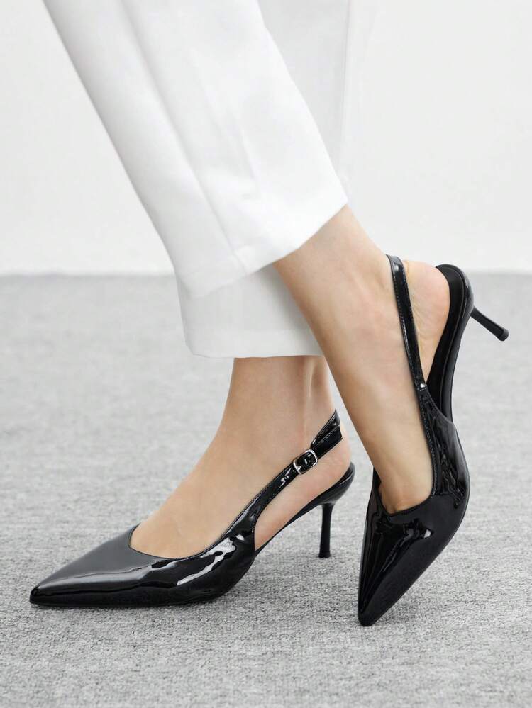 CUCCOO BIZCHIC Women's Fashionable Versatile Minimalist Pointed Toe Pumps, Suitable For Daily Commute For Christmas