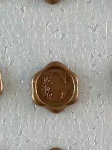 30/50 张字母蜡封贴纸，金色字母自粘蜡封贴纸，信封封口贴纸，自粘金色贴纸，适用于感恩节贺卡/礼品包装/婚礼订婚派对邀请函、生日派对、圣诞节等场合。 - 銅色 - 查看 39