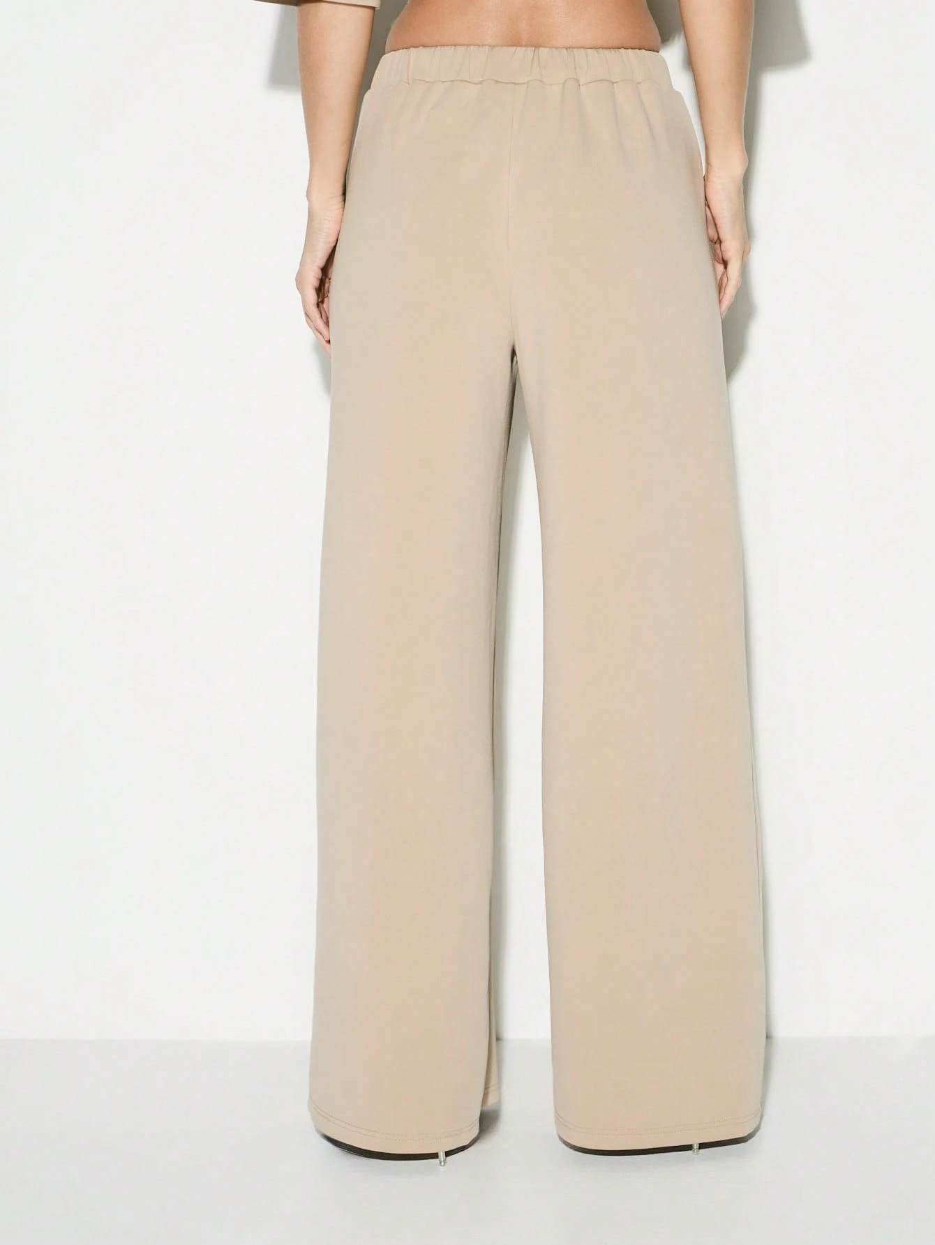 KIZN Wide Leg Drawstring Sweatpants With Side Pockets