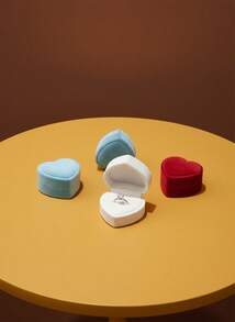 1pc Waterproof And Scratch-Resistant, Ring Box, Daily Wearing Suggestions, Engagement, Wedding Jewelry Storage, Jewelry Box, Ring Box, Gift Box, Valentine's Day Gift - Multicolor - View 8