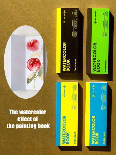 Joivida 1pc/4pcs Compact, Artistic, Lightweight And Practical, Suitable For Artists. Durable And Fashionable Design, Perfect For Diary Keeping, Note-Taking And Sketching. Artist Sketchbook, Rectangular Drawing Portable, Creative And Exquisite Sketchbook Ramadan Festival